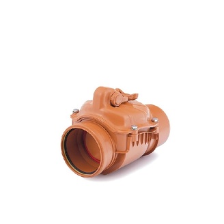 Zpětná klapka KGKLAP 110 mm, s aretací, PVC, kanalizace