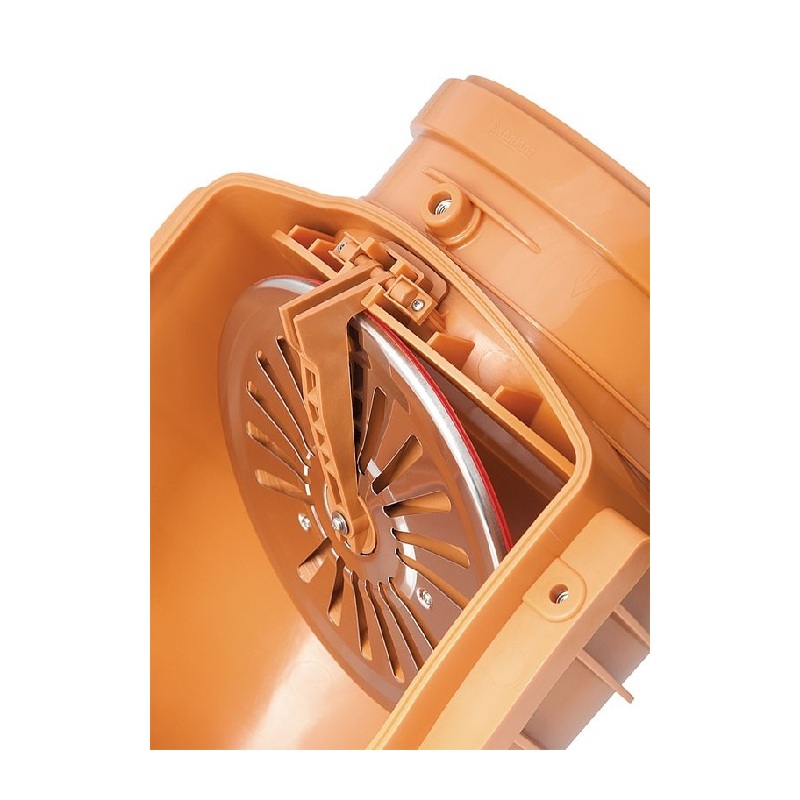 Zpětná klapka KGKLAP 160 mm, s aretací, PVC, kanalizace