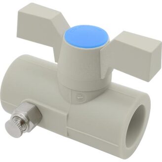 Kulový kohout PPR s vypouštením d 20 mm, plast
