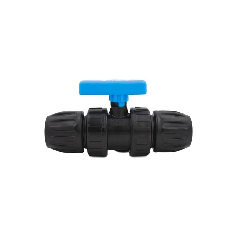 Plastový svěrný kulový kohout PP-S d 63 mm