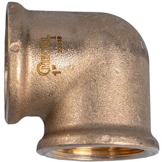 Mosazné koleno 90° FF R 1/2, HECKL