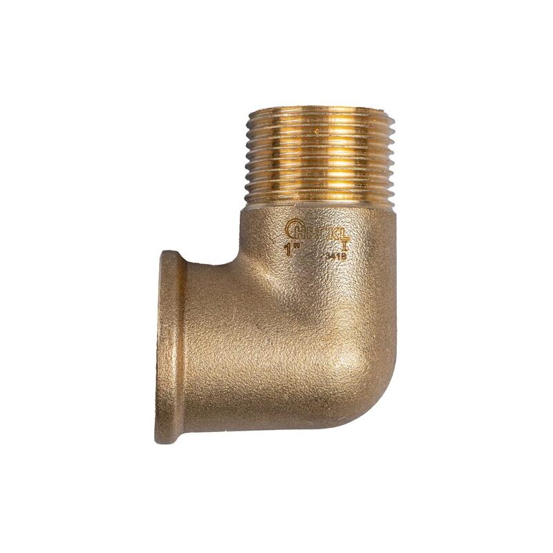 Mosazné koleno 90° MF R 2, HECKL