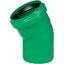 Koleno s hrdlem 30° PP d 110