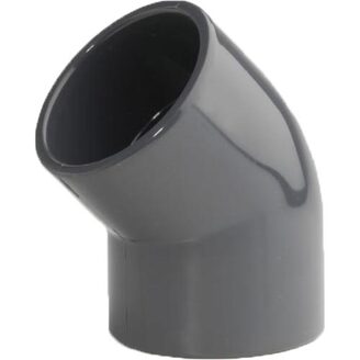 Koleno 45° PVC – U, d 40, lepení × lepení 