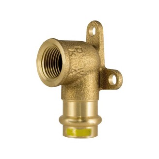 Lisovací koleno nástěnné 90° CU Press 4471G d 18 x 1/2“