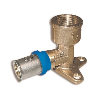 Lisovací koleno nástěnné Radopress d 16 × 1/2, Pipelife 1533000189