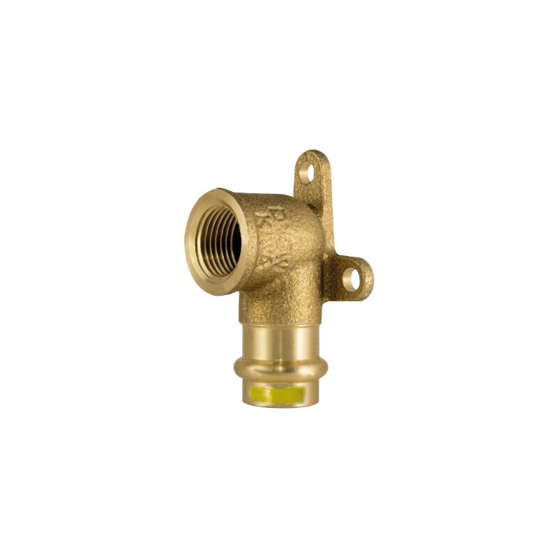 Lisovací koleno nástěnné 90° CU Press 4471G d 18 x 1/2“