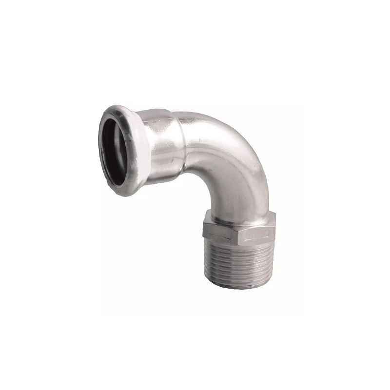 Lisovací oblouk 90° d 15 × 1/2 vnější závit, Ivar IVC83.1512