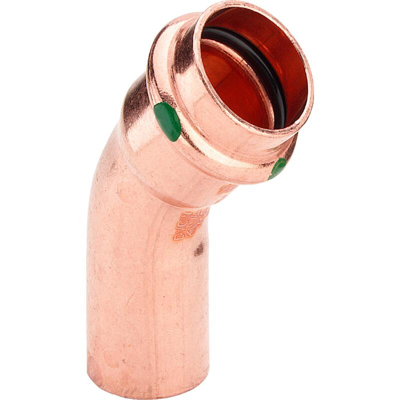 Lisovací oblouk 45° i/a CU 5040 d 18, Profipress Viega 292560