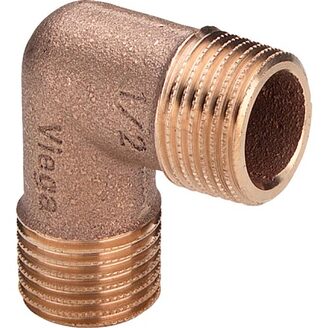 Bronzové koleno 90° MM 1, model 3091, Viega 317997
