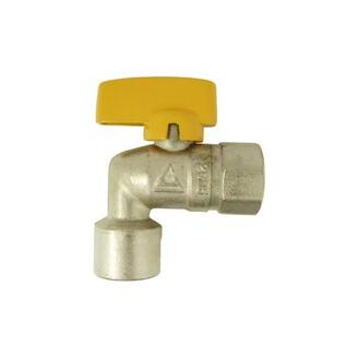 Kohout kulový FF 1/2, rohový, motýl, plyn