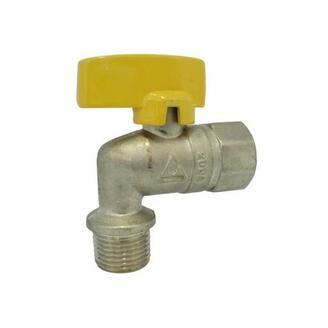 Kohout kulový MF 1/2, rohový, motýl, plyn