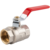 Kohout kulový FF 1, přímý, páka, voda