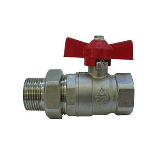 Kohout kulový MF 1, se šroubením, motýl, voda