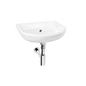 Umyvátko Lyra Plus 40x31 cm, bez otvoru, bílé, na stěnu, s přepadem, JIKA, H8153810001091