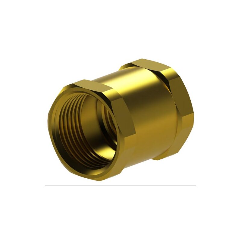 Mosazný nátrubek FF Rp 6/4, HECKL