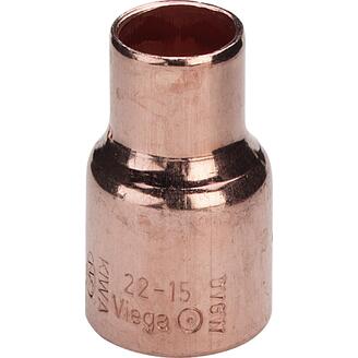 Pájecí nátrubek redukovaný i/i CU 5240 d 12 x 10, Viega 107420, model 95240