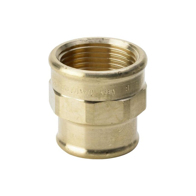 Bronzový nátrubek FF 1/2 x 1/4, redukovaný, model 3240, Viega 318031