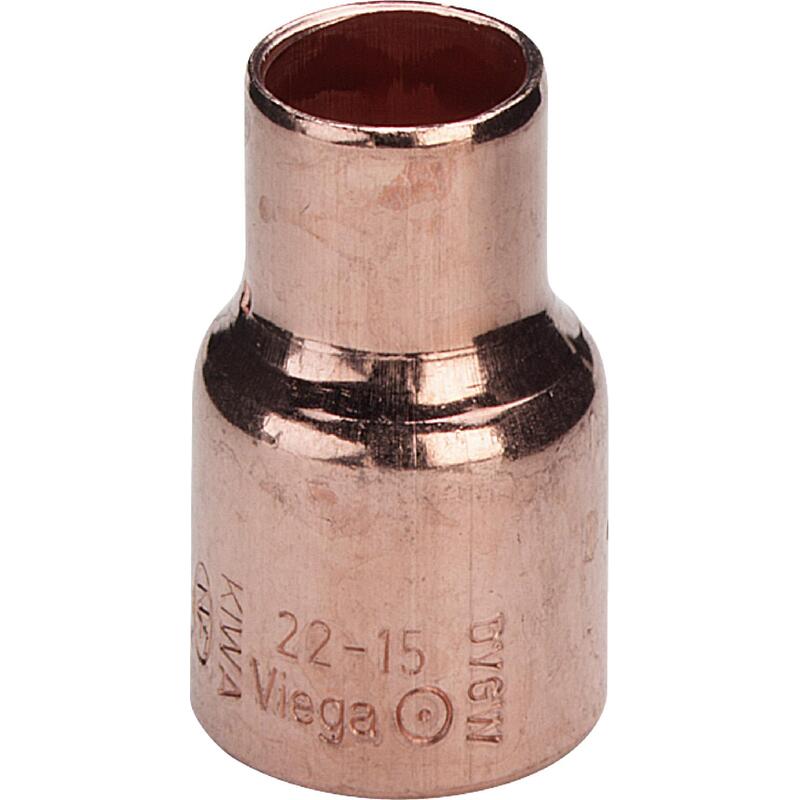 Pájecí nátrubek redukovaný i/i CU 5240 d 12 x 10, Viega 107420, model 95240