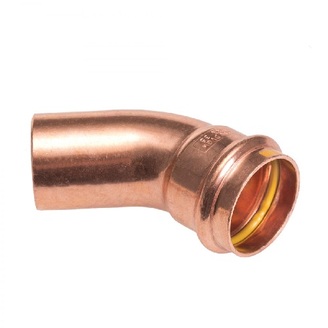 Lisovací oblouk 45° i/a CU 5040 d 15, pro plyn