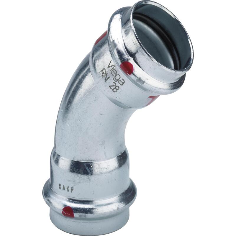 Lisovací oblouk 45° Prestabo i/i d 15, Viega 558260, model 1126