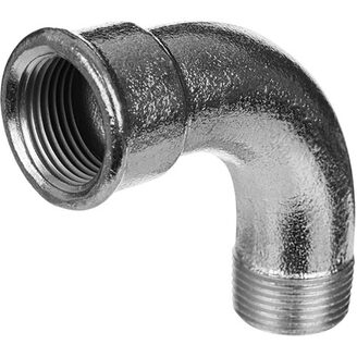 Pozinkovaný oblouk 90° MF 3/4, typ 001