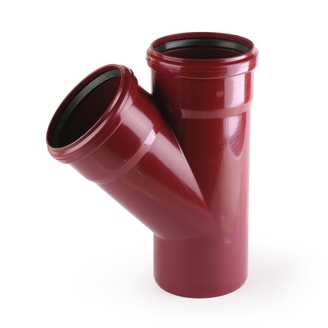 Odbočka hrdlová 45° MASTER PP DN100x100