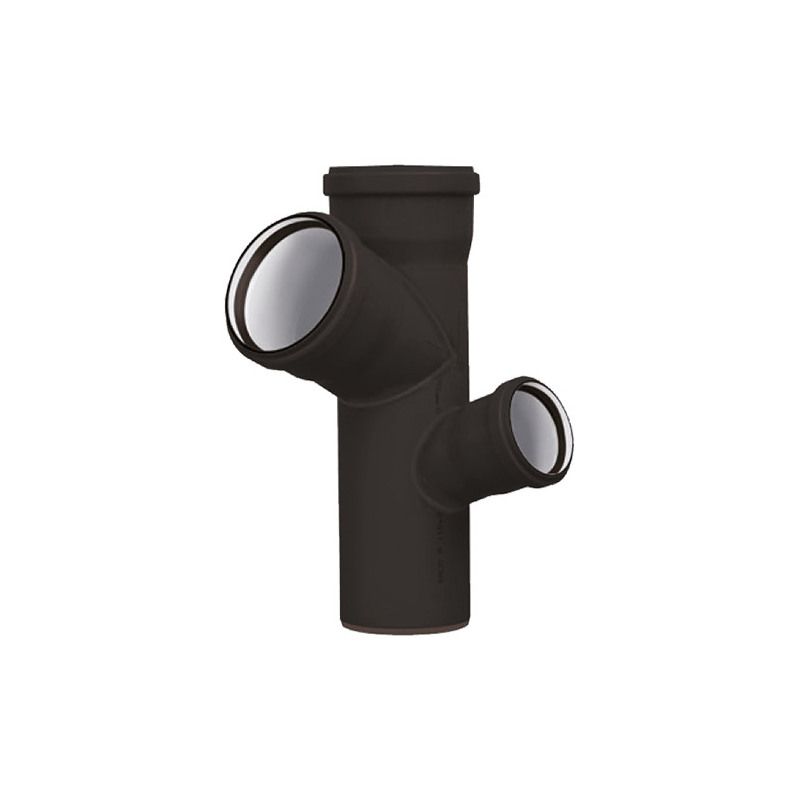 Odbočka paneláková 67° MASTER 3 PLUS 110/110/75 pravá, Pipelife 3295354322, M3-EP110/075/67P