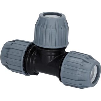 Plastový svěrný T-kus PP-S d 63 x 63 x 63 mm