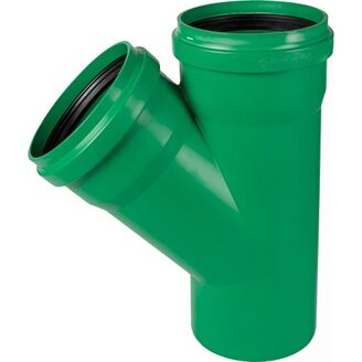 Odbočka hrdlová 45° PP  d 160 x 160 