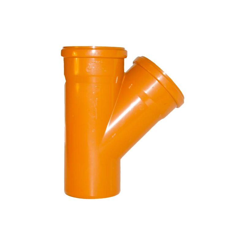 Odbočka redukovaná KGEA 45° 160/125 mm, PVC, kanalizace
