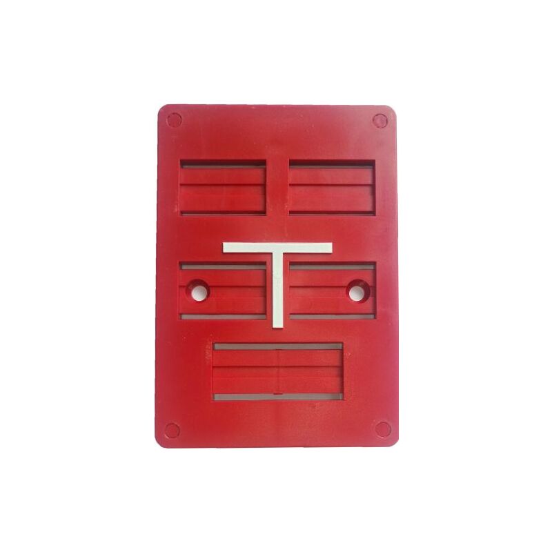 Tabulka orientační HECKL přední 105x150 červená