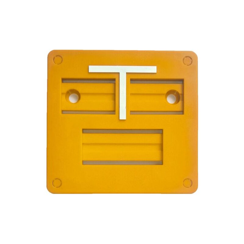 Tabulka orientační HECKL přední 105x100 žlutá