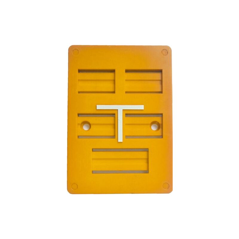 Tabulka orientační HECKL přední 105x150 žlutá