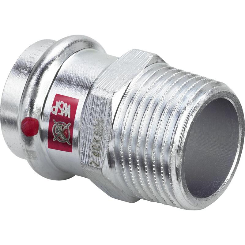 Lisovací přechodka Prestabo d 28 x 1, vnější závit, Viega 559045, model 11111