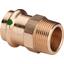 Lisovací přechodka CU 4243G d 12 x 3/8, vnější závit, Sanpress Viega 290771