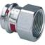 Lisovací přechodka Prestabo d 15 x 1/2, vnitřní závit, Viega 559557, model 1112