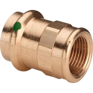 Lisovací přechodka CU 4270G d 12 x 1/2, vnitřní závit, Sanpress Viega 291068