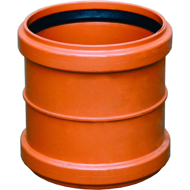 Přesuvka hrdlová Quantum KGU 160 mm, PVC, kanalizace, SDR34, Pipelife 3295124401