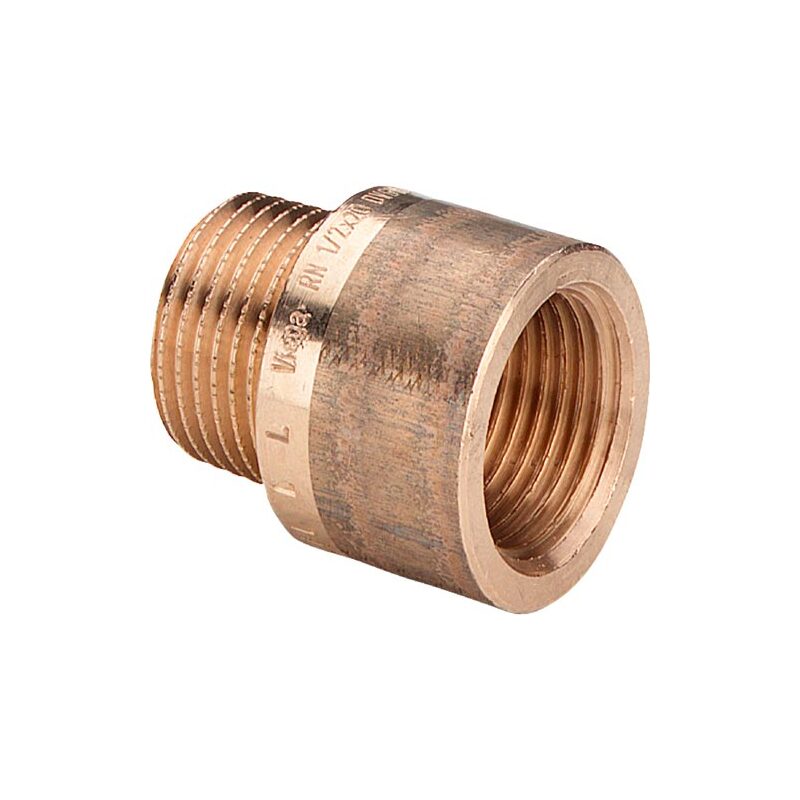 Bronzové prodloužení MF 1/2 x 20 mm, model 3525, Viega 354978