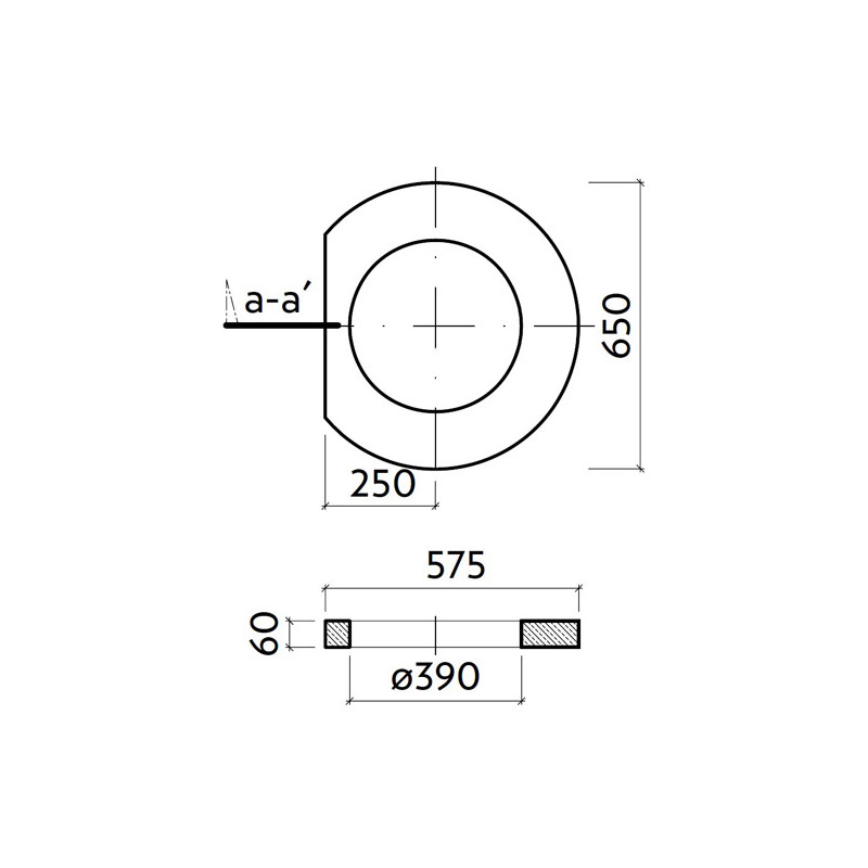 Prstenec vyrovnávací TBV-Q 10a 390/60