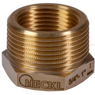 Mosazná redukce MF R 3/4 x 1/2, HECKL