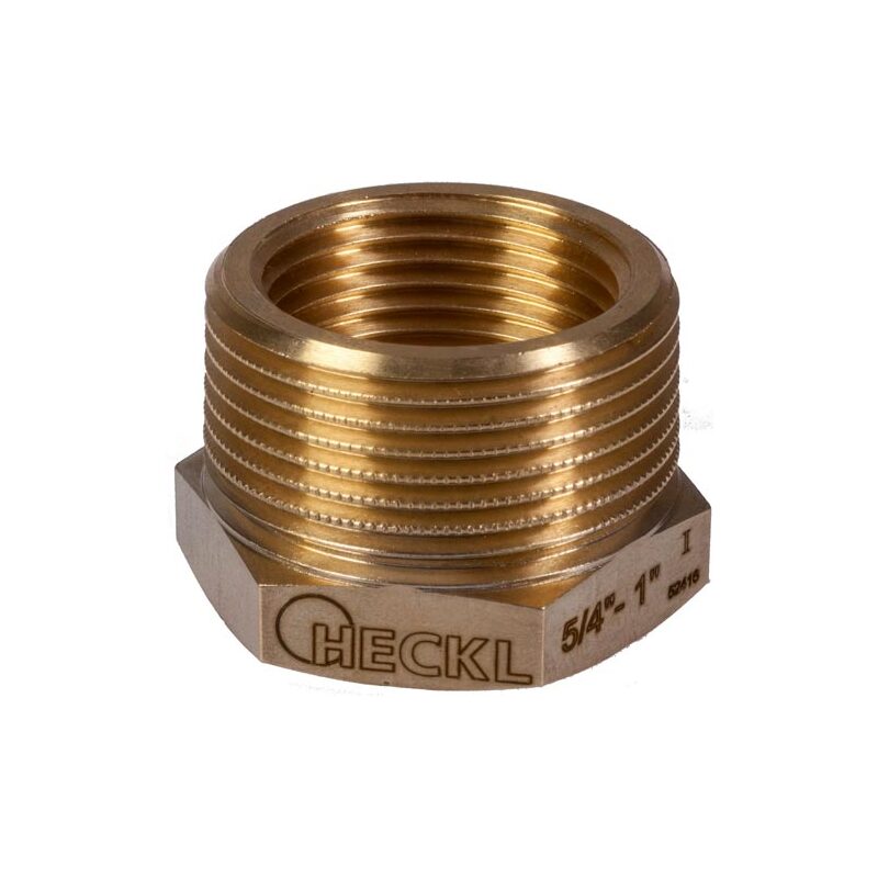 Mosazná redukce MF R 3/4 x 1/2, HECKL