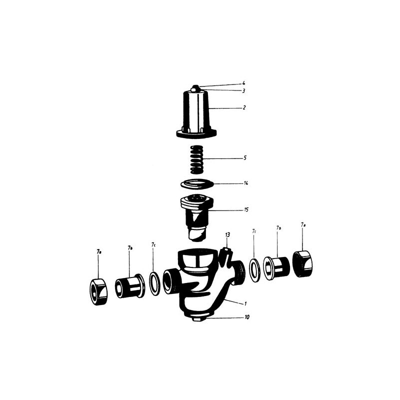 Redukční ventil 1,5 - 6,0 bar DRV 6/4, Watts
