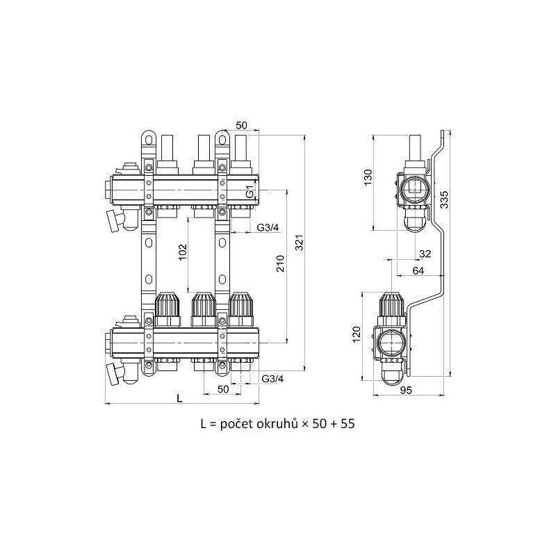 Rozdělovač 8-cestný, Lansanit