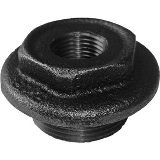 Radiátorová růžice levá černá 5/4 x 1 MF