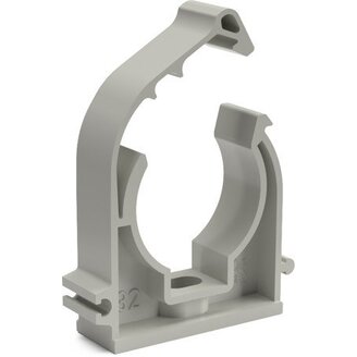 Příchytka plastová s klipem 20, pro plastové potrubí