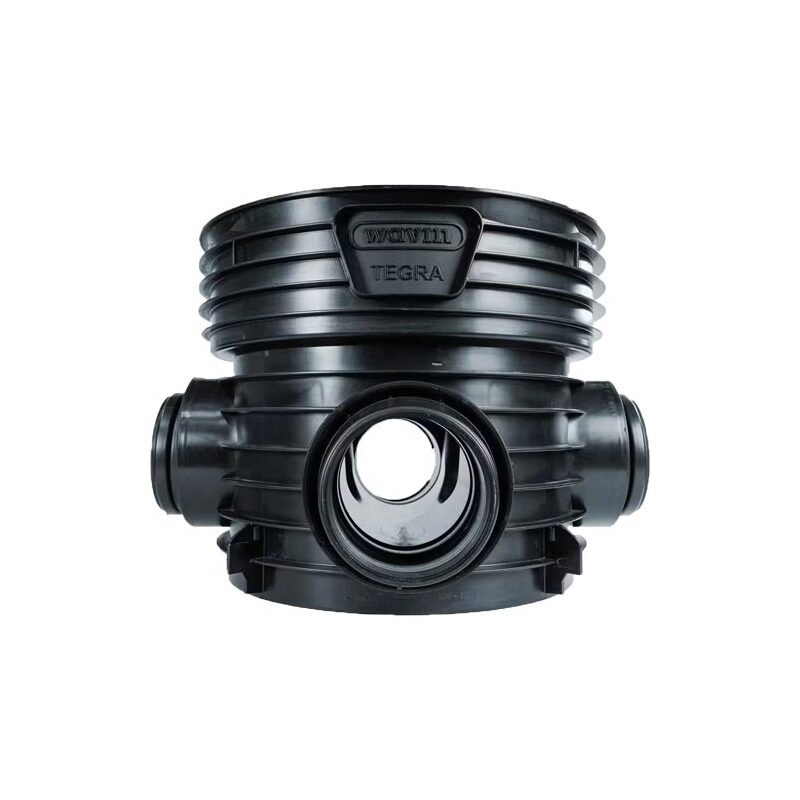 Šachtové dno sběrné TEGRA 600 LC 600/315, KG, 3 vtoky - 1 výtok, typ X 90°, Wavin RF460010W