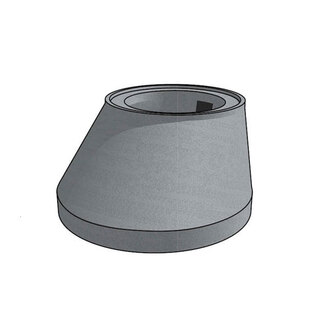 Kónus TBR-Q DN 1000 / 625 x 600 x 120 mm, kapsové stupadla, DEHA