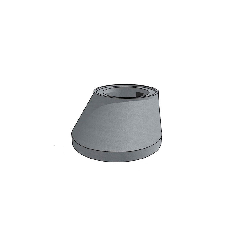 Kónus TBR-Q DN 1000 / 625 x 600 x 120 mm, kapsové stupadla, DEHA